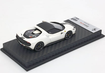 FERRARI 296 ASSETTO FIORANO BIANCO FUJI OPACO TETTO NERO - Vroomi