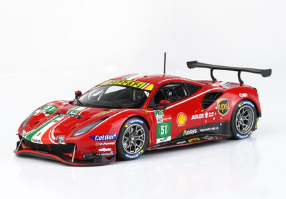 FERRARI 488 GTE LMGTE TEAM AF CORSE VINCE LA 24 ORE DI LE MANS 2021 AUTO N. 51 - Vroomi