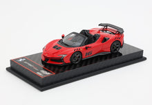 FERRARI SF90 XX SPIDER RACE N.16 ROSSO CORSA 322 E BASE CARBONIO - Vroomi
