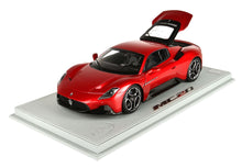 MASERATI MC20 DIECAST FULL OPEN ROSSO VINCENTE METALLIZZATO - VETRINA INCLUSA - Vroomi
