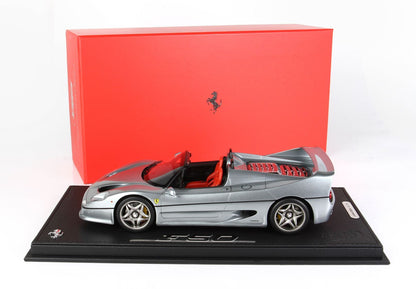 FERRARI F50 COUPE 1995 VERSIONE SPIDER GRIGIO TITANIO 740 - Vroomi
