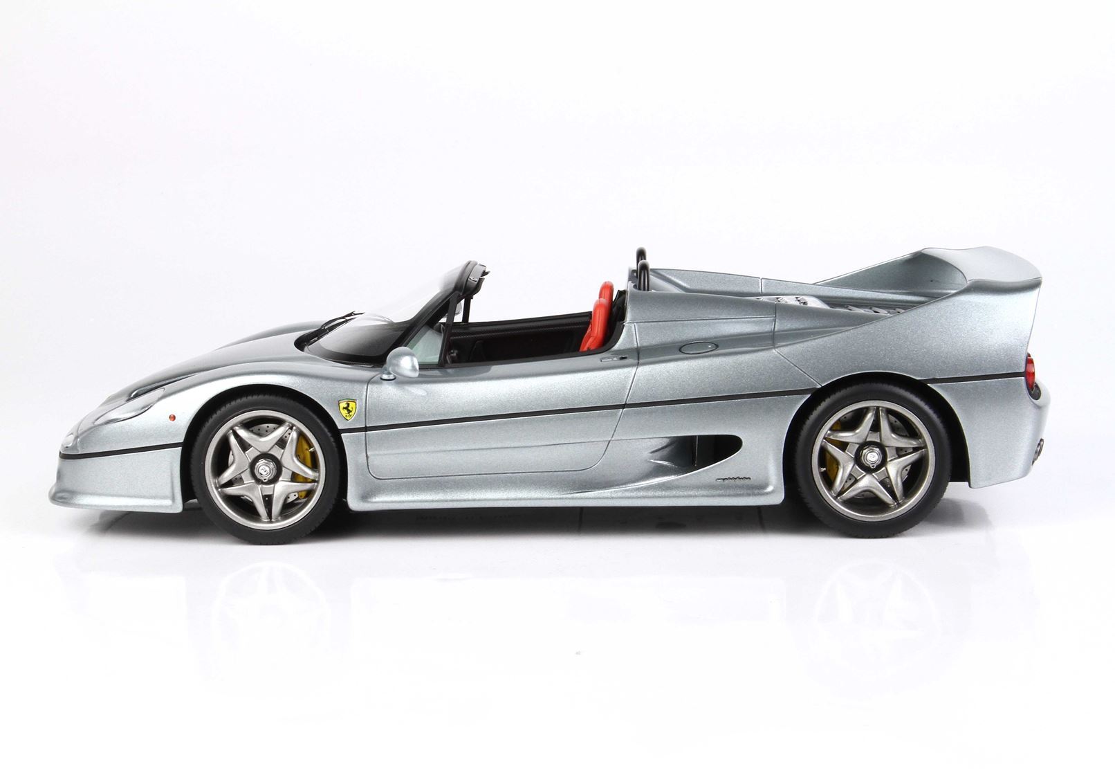 FERRARI F50 COUPE 1995 VERSIONE SPIDER GRIGIO TITANIO 740 - Vroomi