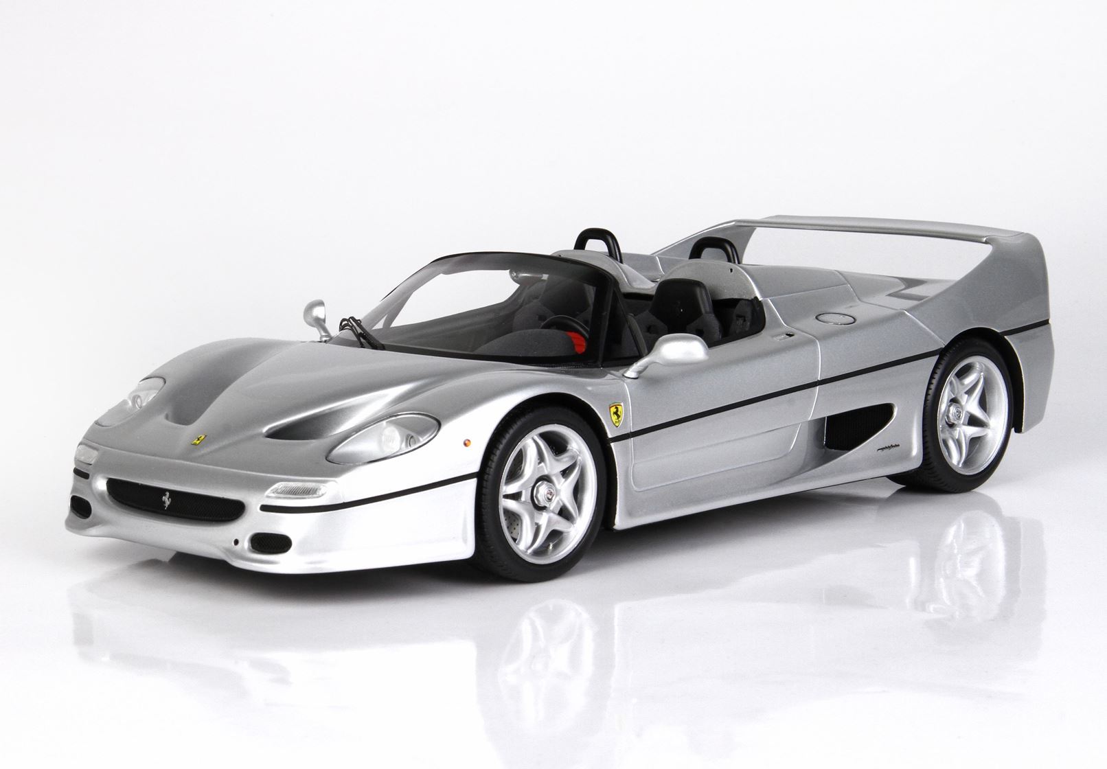 FERRARI F50 COUPE 1995 VERSIONE SPIDER ARGENTO NURBURGRING METALLIZZATO - Vroomi