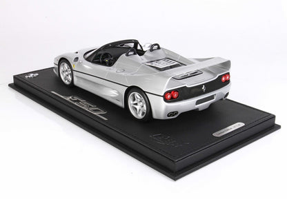 FERRARI F50 COUPE 1995 VERSIONE SPIDER ARGENTO NURBURGRING METALLIZZATO - Vroomi