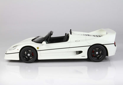 FERRARI F50 COUPE 1995 VERSIONE SPIDER BIANCO AVUS RUOTE RACE - Vroomi