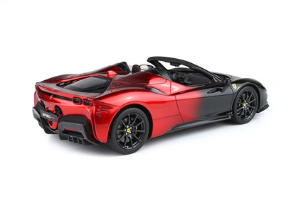 FERRARI SF90 SPIDER ROSSO MAGMA E NERO - Vroomi