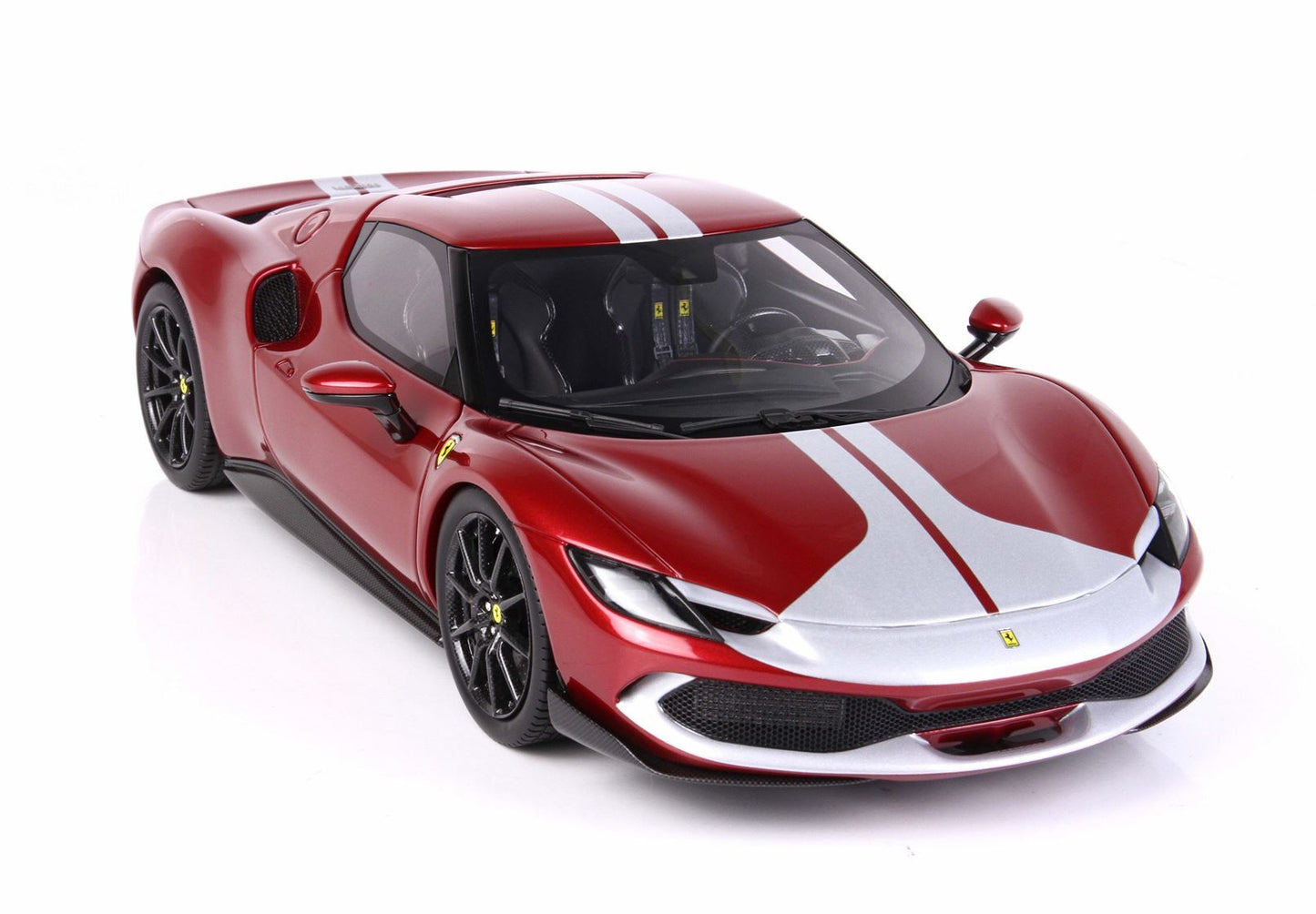 FERRARI 296 ASSETTO FIORANO ROSSO FIORANO METALLIZZATO - Vroomi