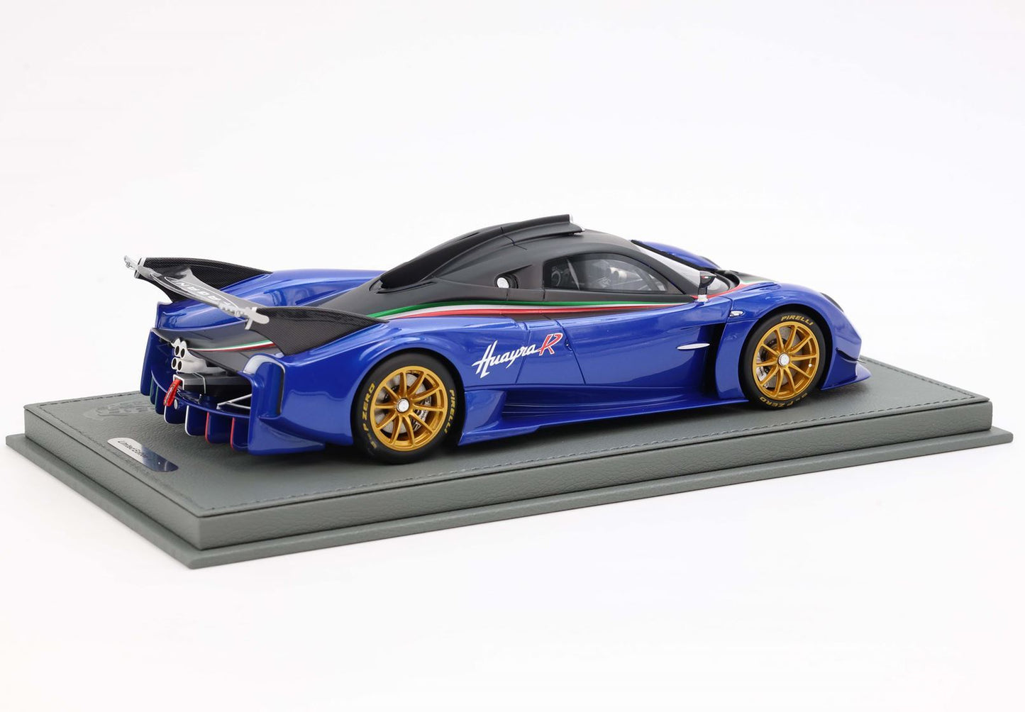 PAGANI HUAYRA R NERO OPACO E BLU FRANCIA - Vroomi