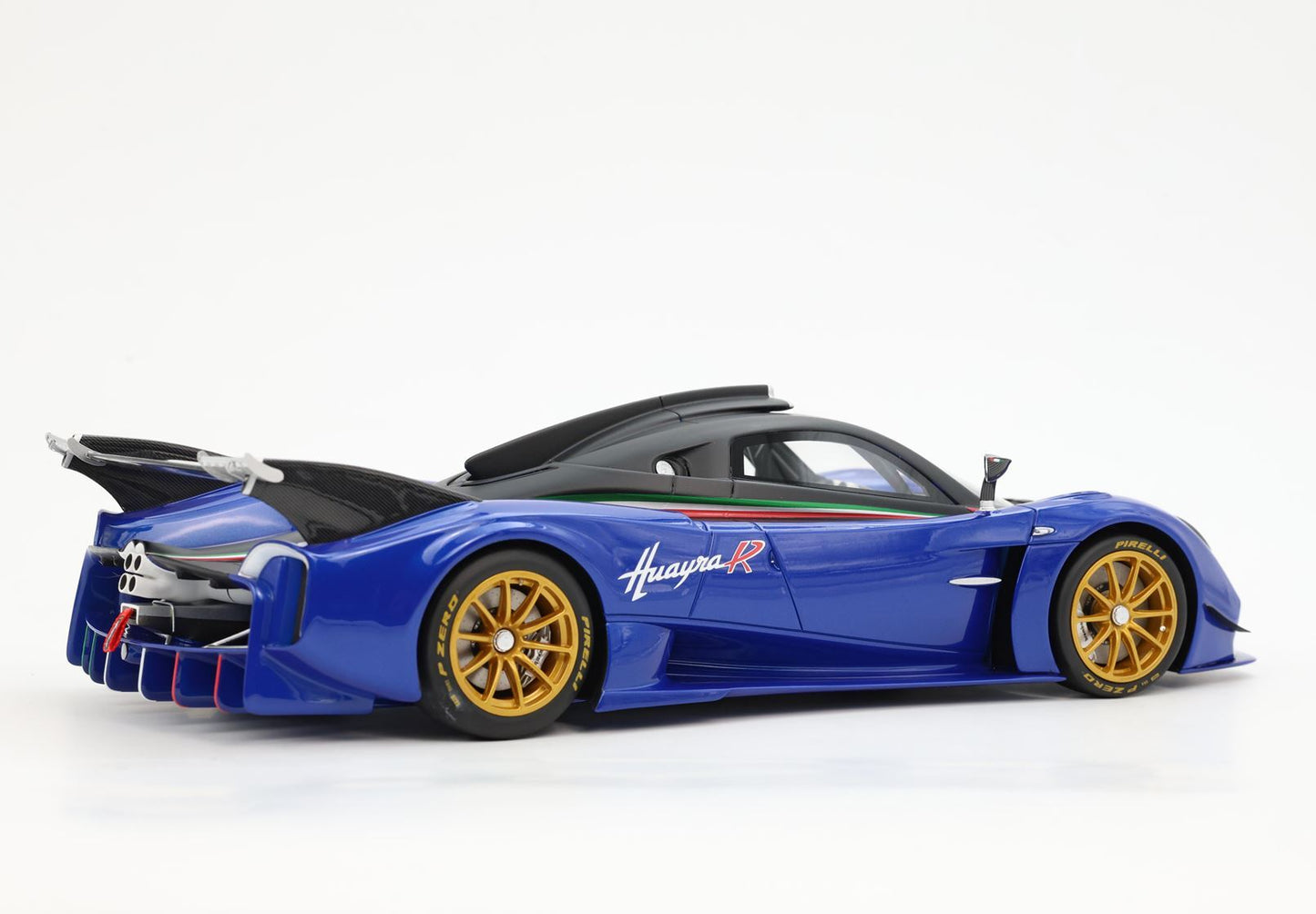 PAGANI HUAYRA R NERO OPACO E BLU FRANCIA - Vroomi