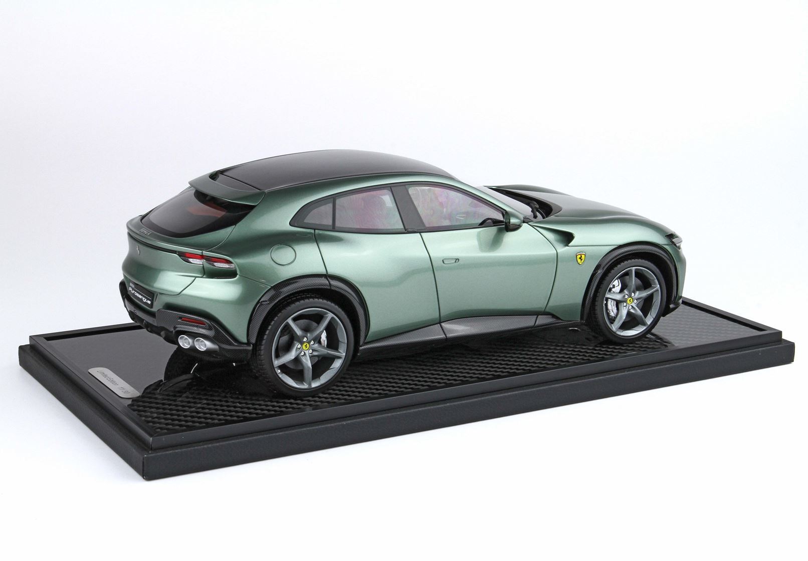 FERRARI PUROSANGUE PIERO FERRARI BASE CARBONIO VERDE DORA - PACCHETTO SPECIALE - Vroomi