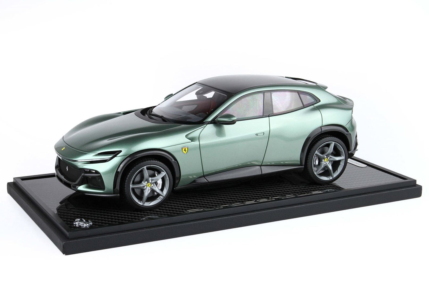 FERRARI PUROSANGUE PIERO FERRARI BASE CARBONIO VERDE DORA - PACCHETTO SPECIALE - Vroomi