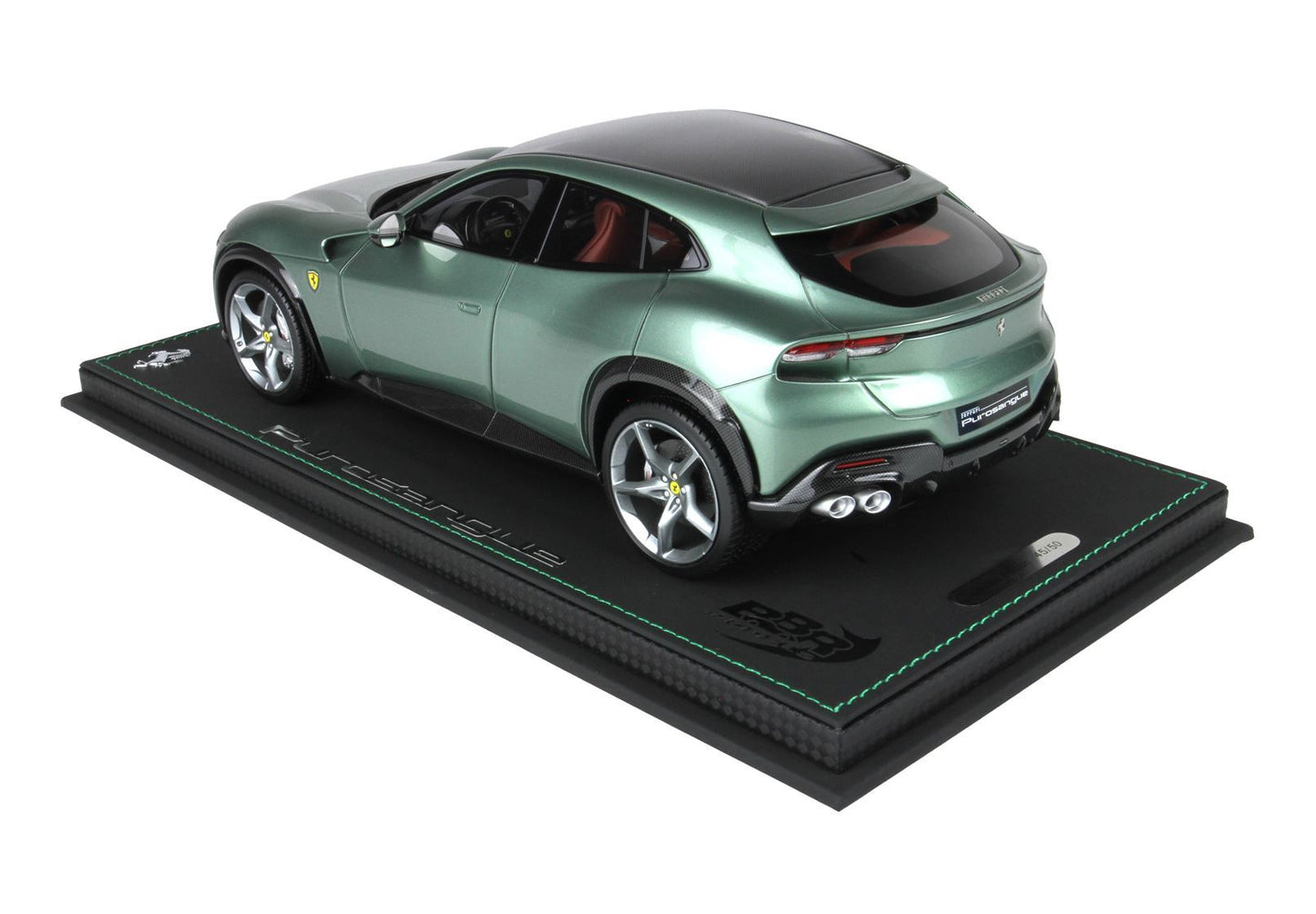 FERRARI PUROSANGUE PERSONAL CAR PIERO LARDI FERRARI VERDE DORA - TETTO IN FIBRA DI CARBONIO - Vroomi