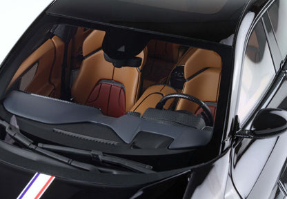 FERRARI PUROSANGUE - TETTO PANORAMICO NERO PUROSANGUE - BANDIERA FRANCESE - BASE ROSSA - Vroomi