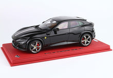 FERRARI PUROSANGUE - TETTO PANORAMICO NERO PUROSANGUE - BANDIERA FRANCESE - BASE ROSSA - Vroomi