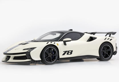 FERRARI SF90 XX STRADALE BIANCO ITALIA OPACO N.78 - Vroomi