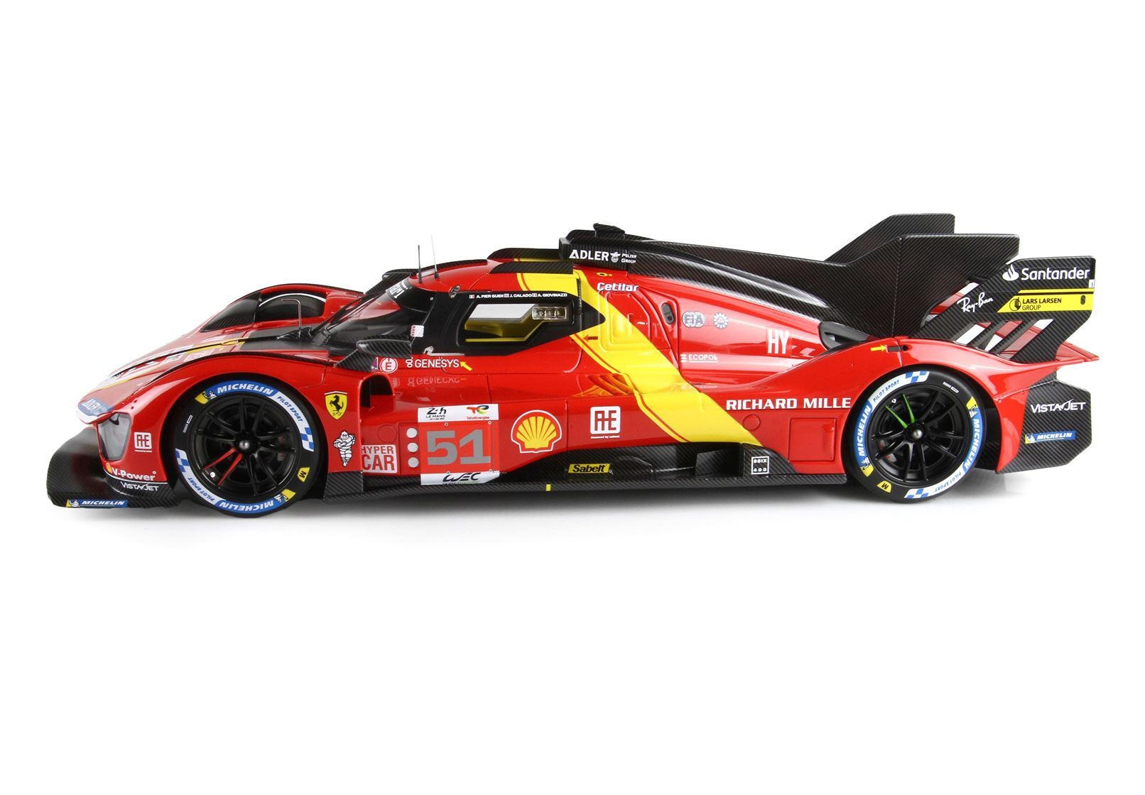 FERRARI 499P VINCITRICE DELLA 24 ORE DI LE MANS 2023 AUTO N.51 - Vroomi