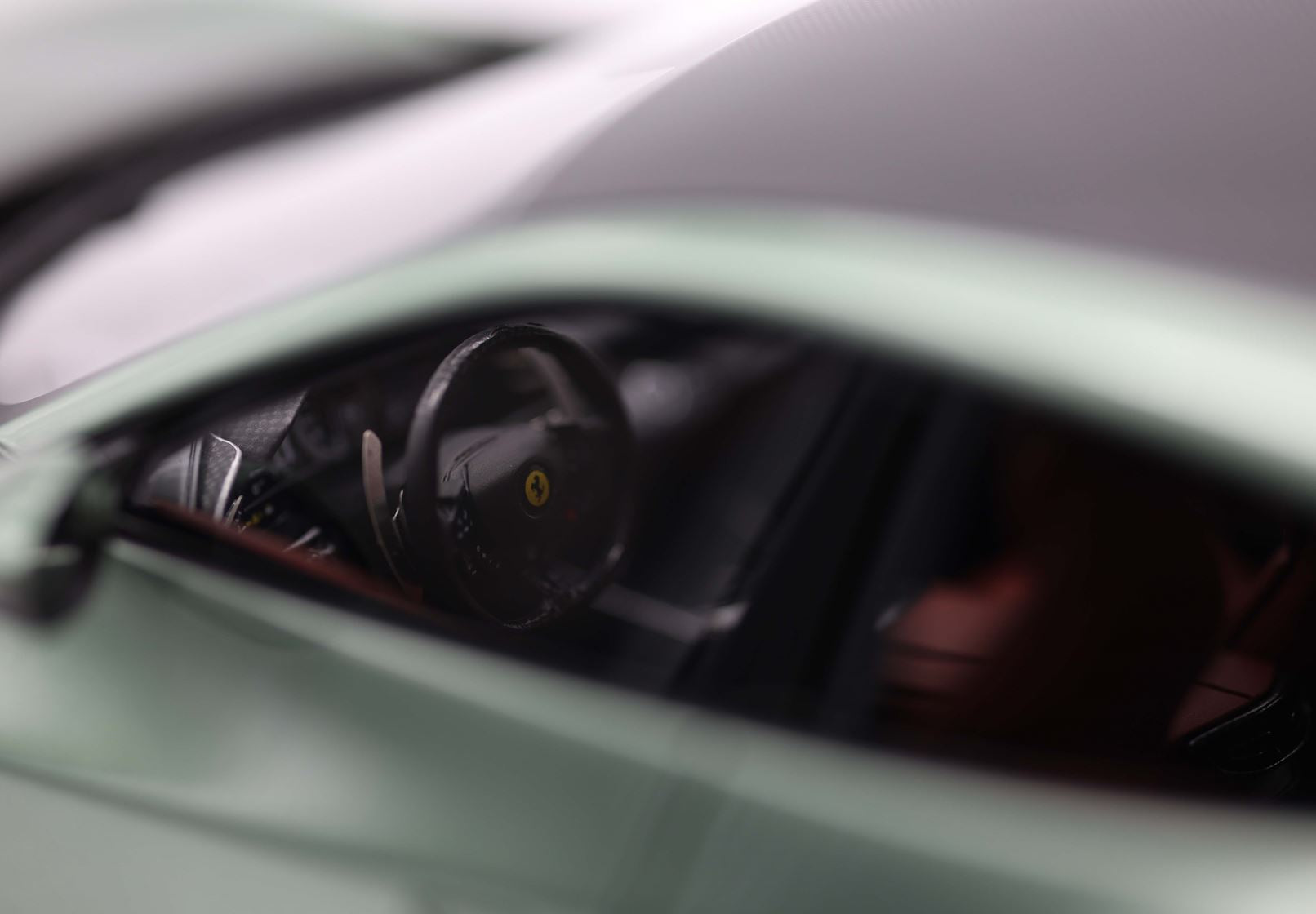 FERRARI PUROSANGUE PIERO FERRARI BASE CARBONIO VERDE DORA - PACCHETTO SPECIALE - Vroomi