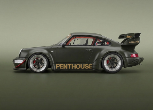 Modellino Porsche 911 RWW verde