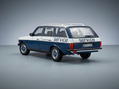 MERCEDES BENZ - E-CLASS 200TE SW STATION WAGON T-MODEL (S123) MERCEDES CAR SERVICE 1980 - BLUE WHITE